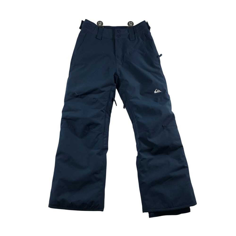 Quiksilver Boys DryFlight 10K Insulated Snow Pants Navy Blue Size 8 XS